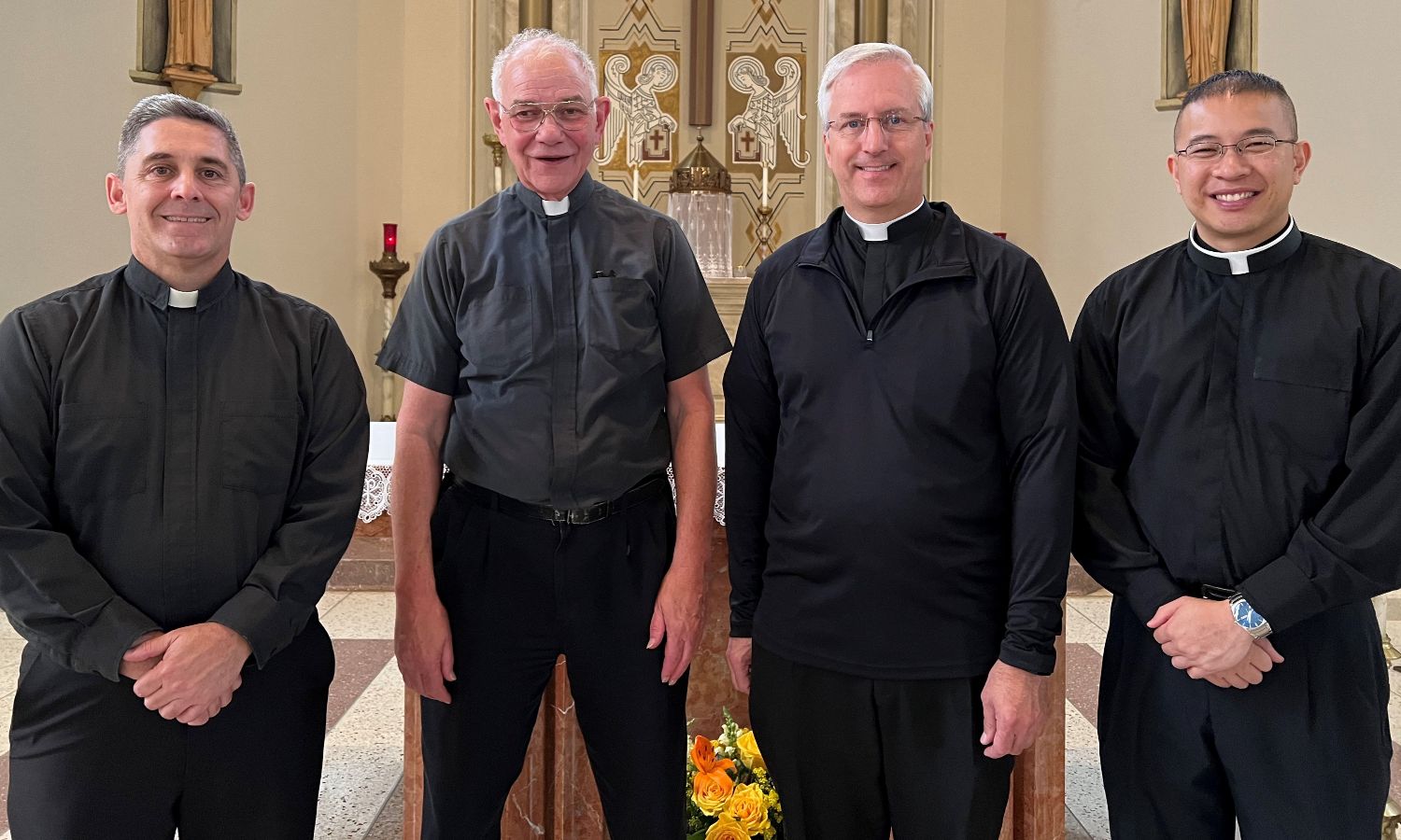 Priests & Mission Priests Visiting St. Boniface & St. Lawrence Pastorate