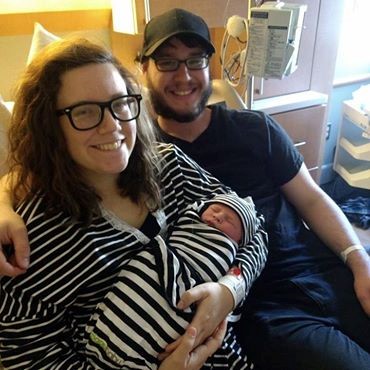 Braden, Caitlyn, and Baby Ben Norwood