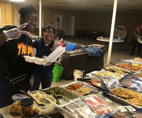 Community Initiated Meals for on campus Intl. Students