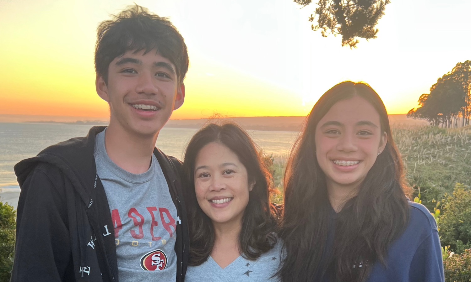 Lizelle, Malia Charlize and Izaiah de Luna