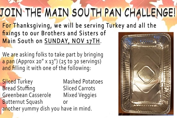 November 17, 2019- Thanksgiving Main South Outreach