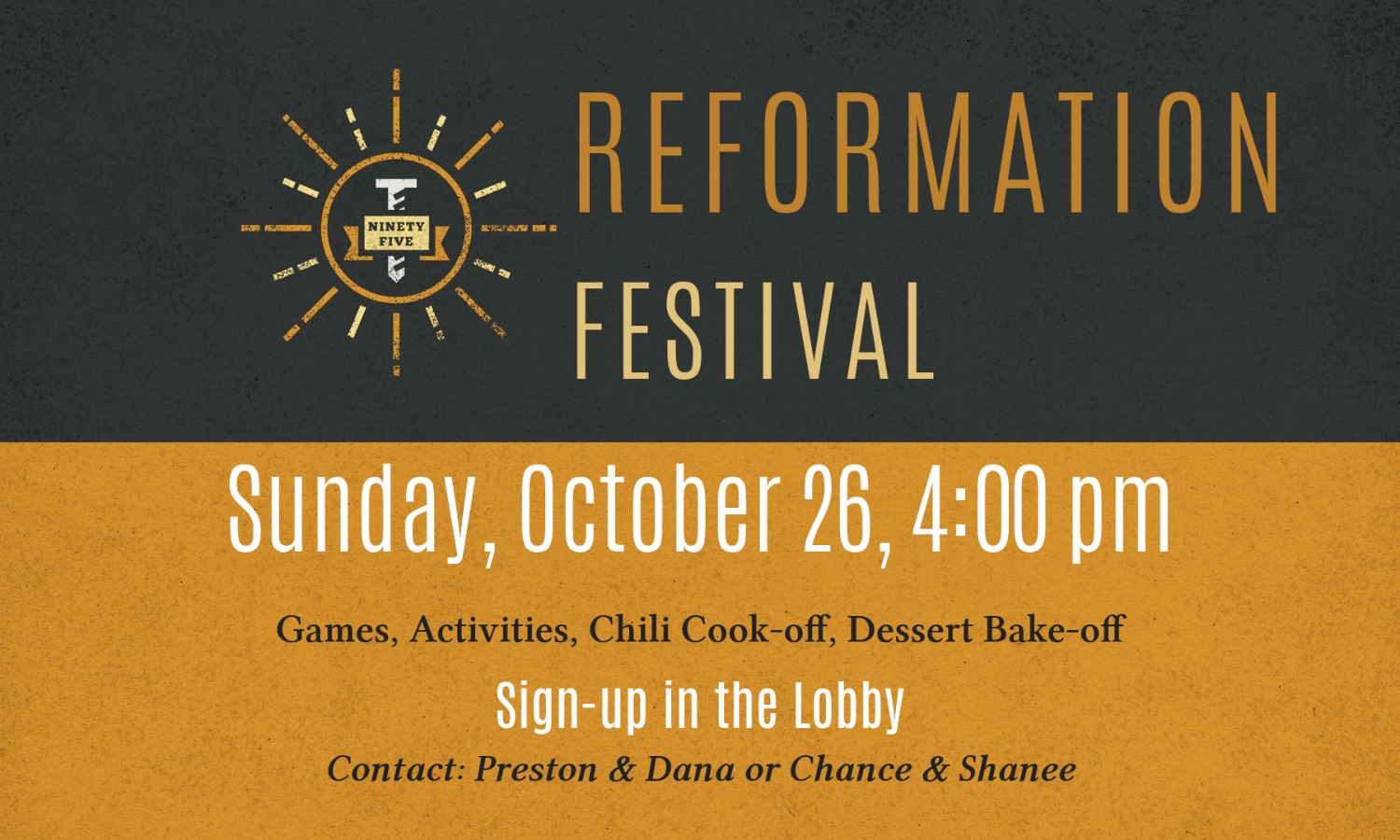 Reformation Festival 2025