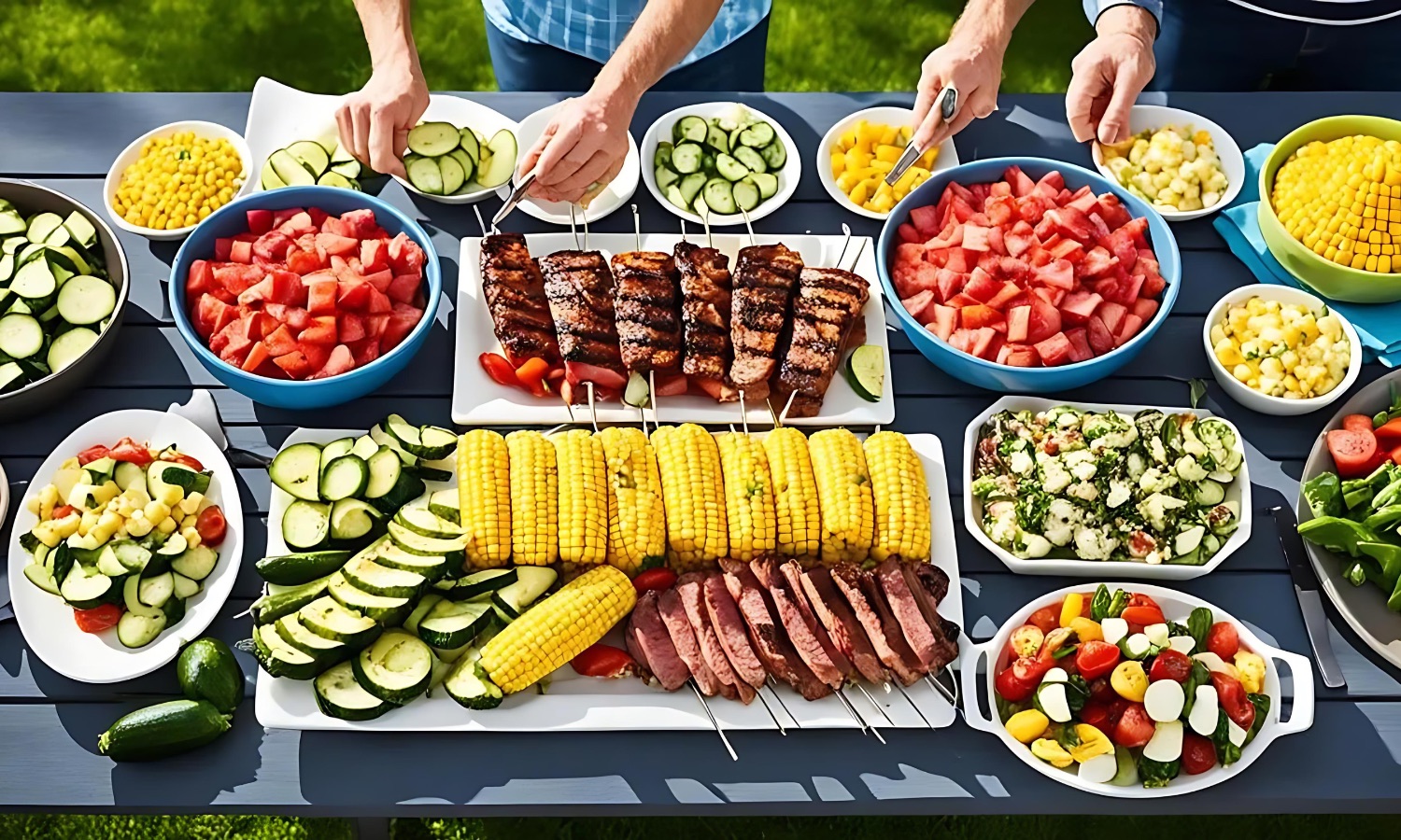 Vale Creative Arts Team Family BBQ