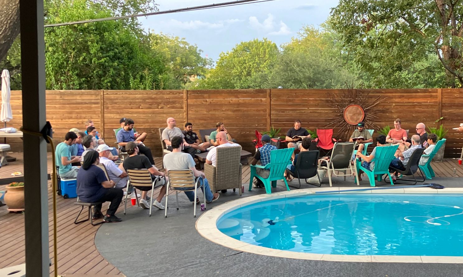 Men's Fajita Fellowship Night at the Moore's