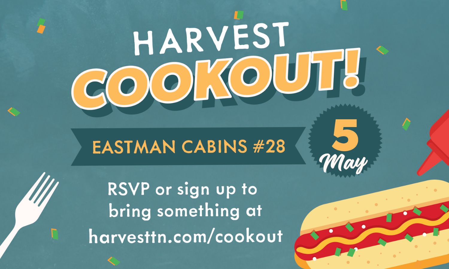 Cookout at Eastman Cabins
