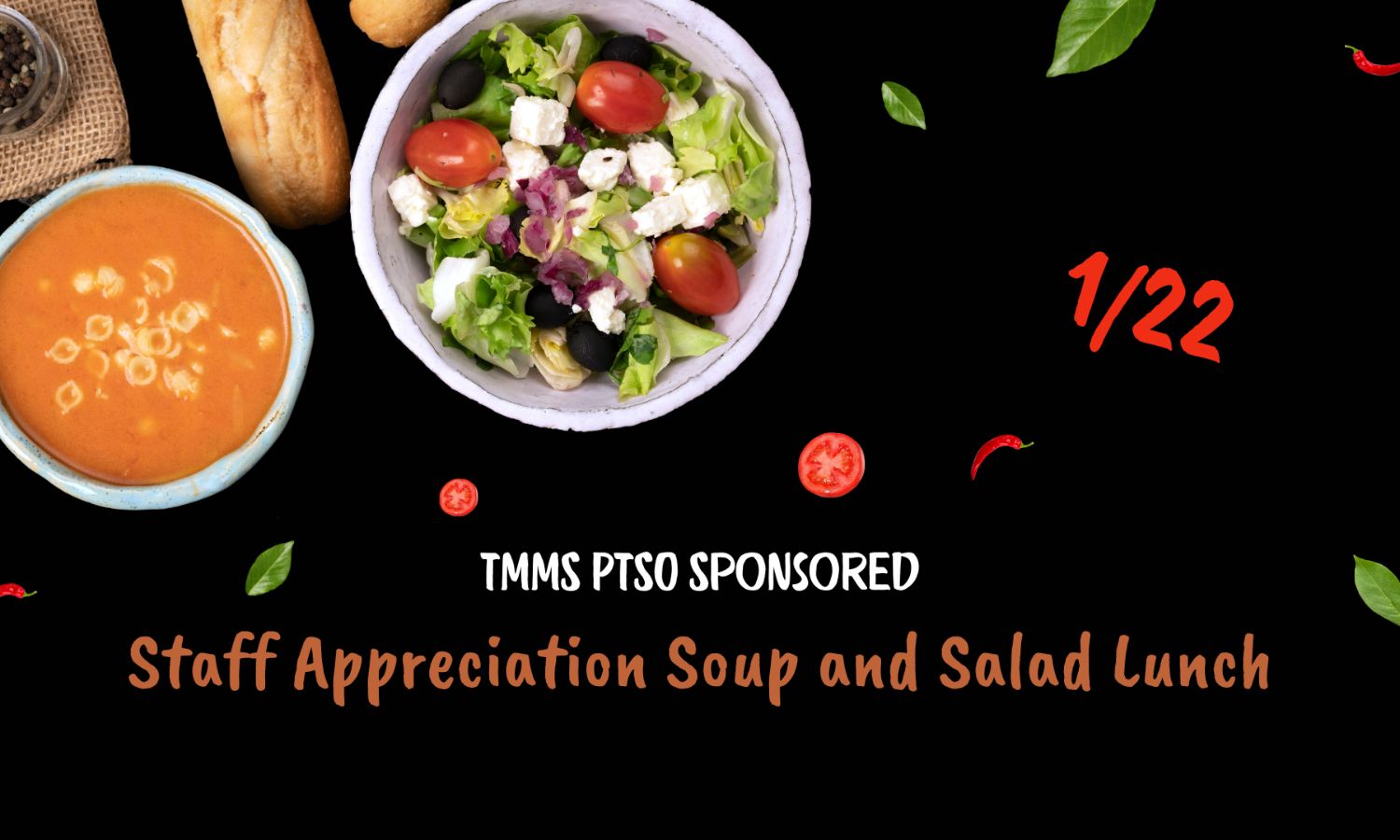 Staff Appreciation Lunch - Soup & Salad