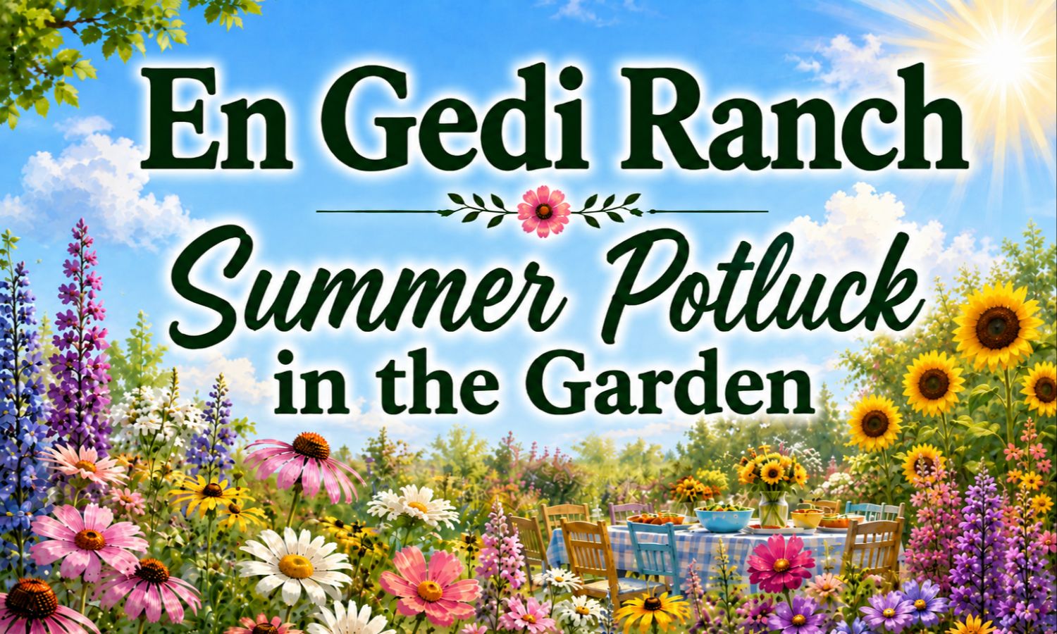 Summer Potluck in the Garden