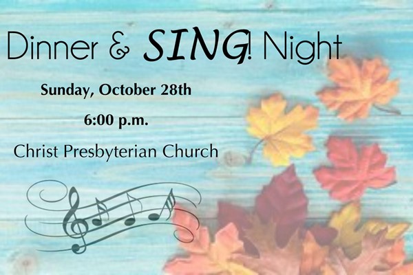 Hymn Sing - October 28th