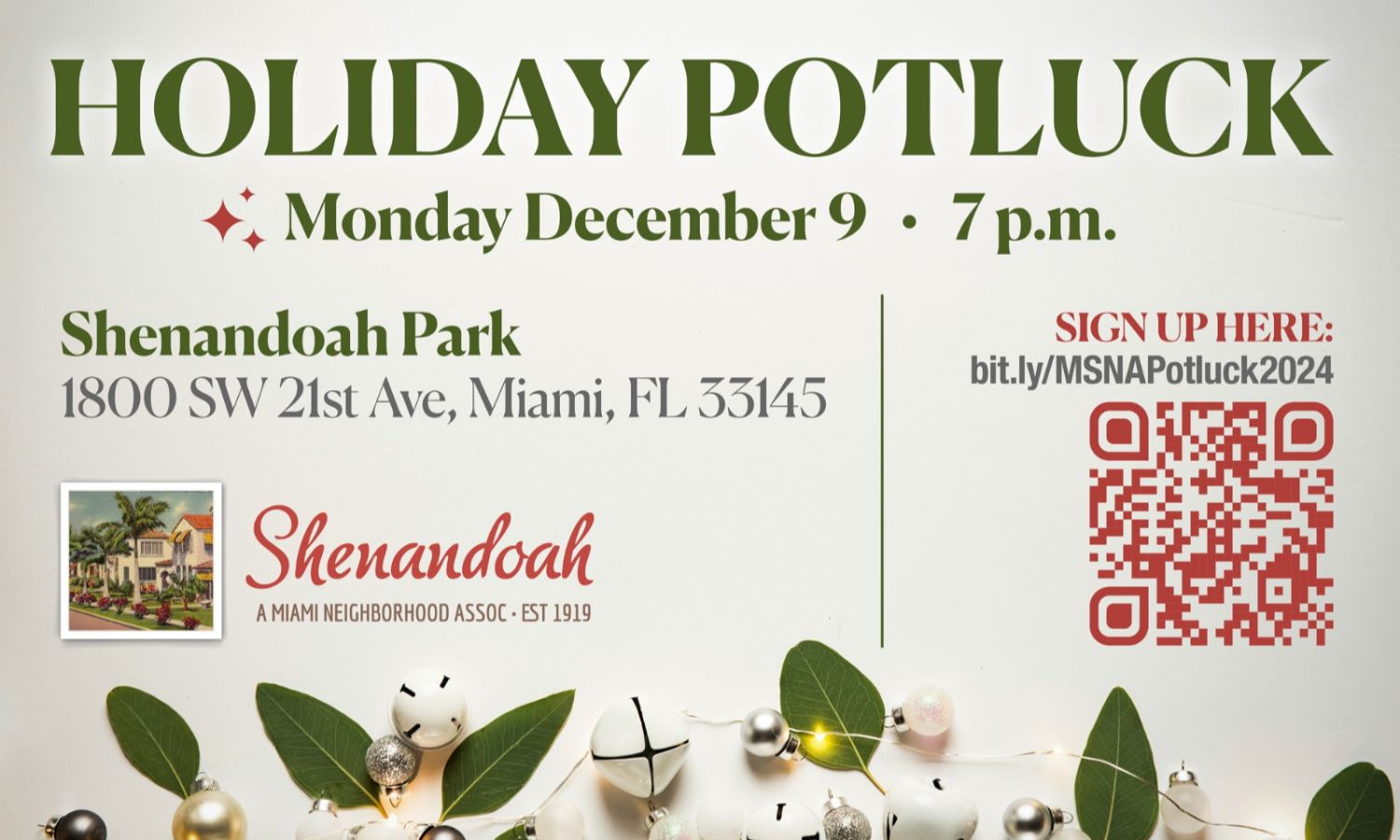 MSNA Holiday Potluck 2024