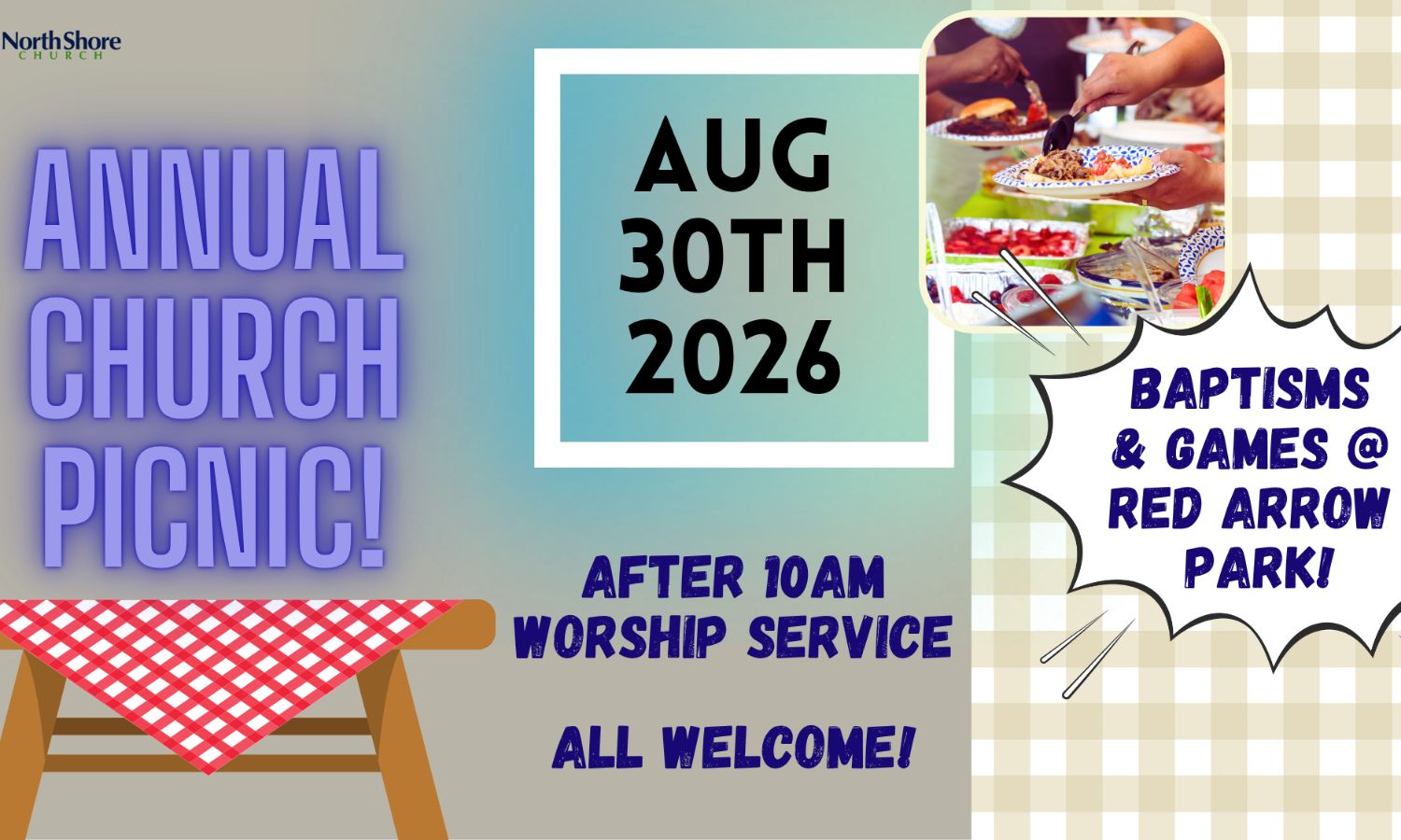 NSC Annual Church Picnic! // August 30th