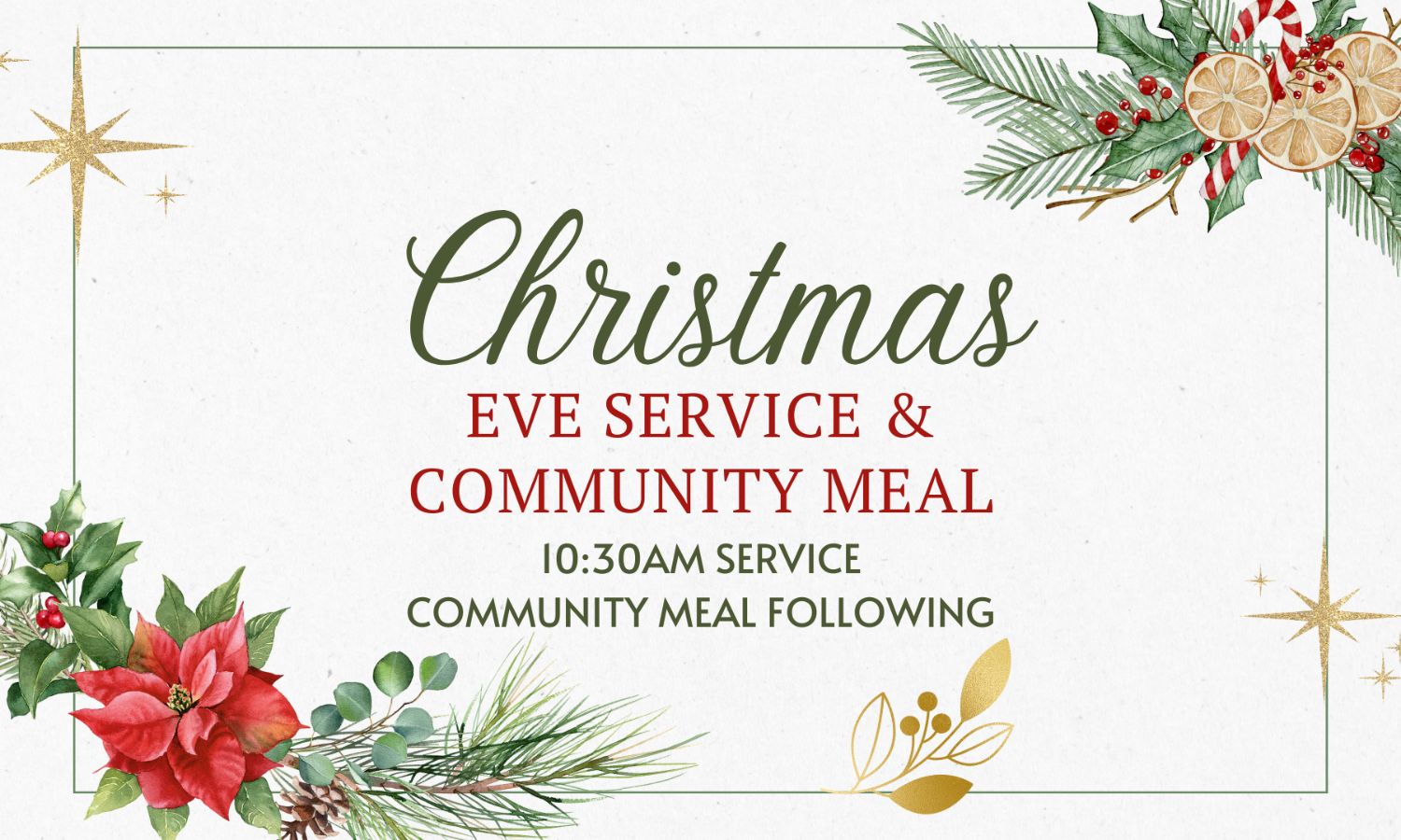 Christmas Eve Community Meal