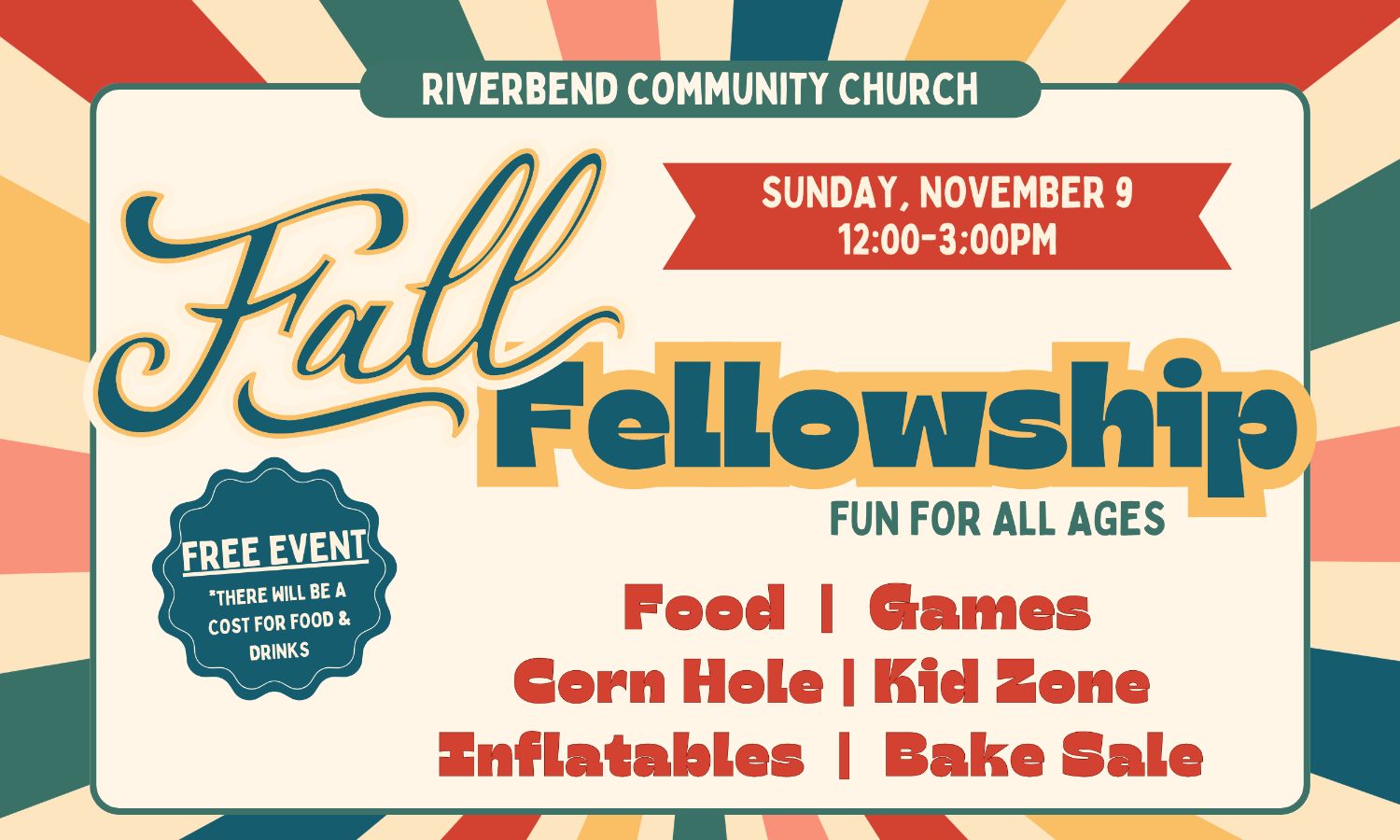 RCC Fall Fellowship Chili Station Sign Ups