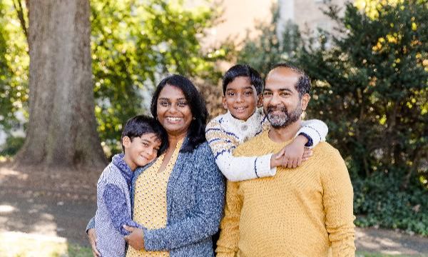 The Paulraj family The Paulraj family
