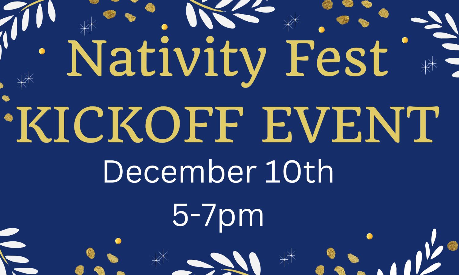 2023 Nativity Fest Kick-Off Food