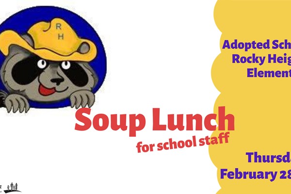 for Adopted School Staff: Soup Lunch