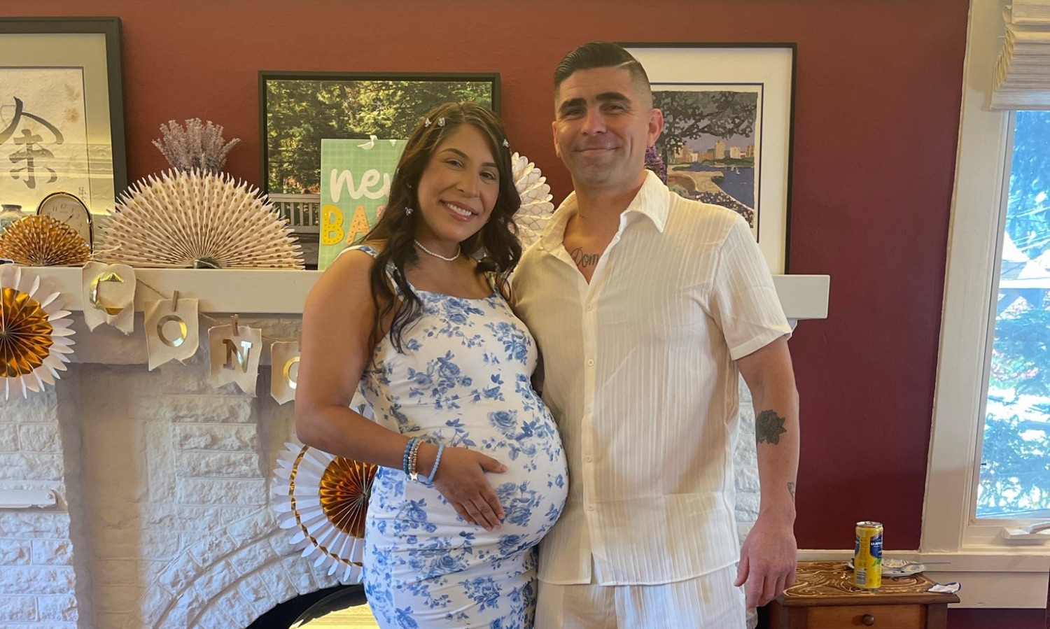 Natalie, Chris and baby Chris Natalie, Chris and baby Chris