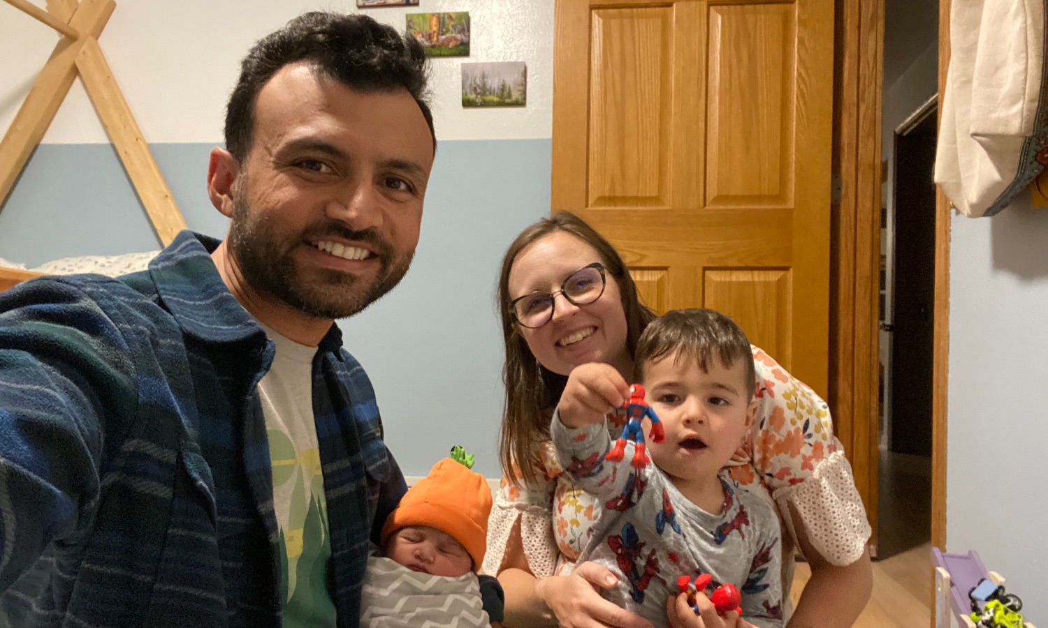 Becky, Sarmad, Isaiah & Mirah