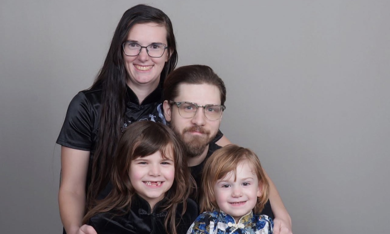 The Glover family The Glover family