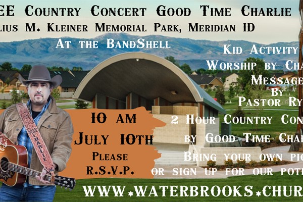 Country Concert Potluck at the Bandshell in Meridian