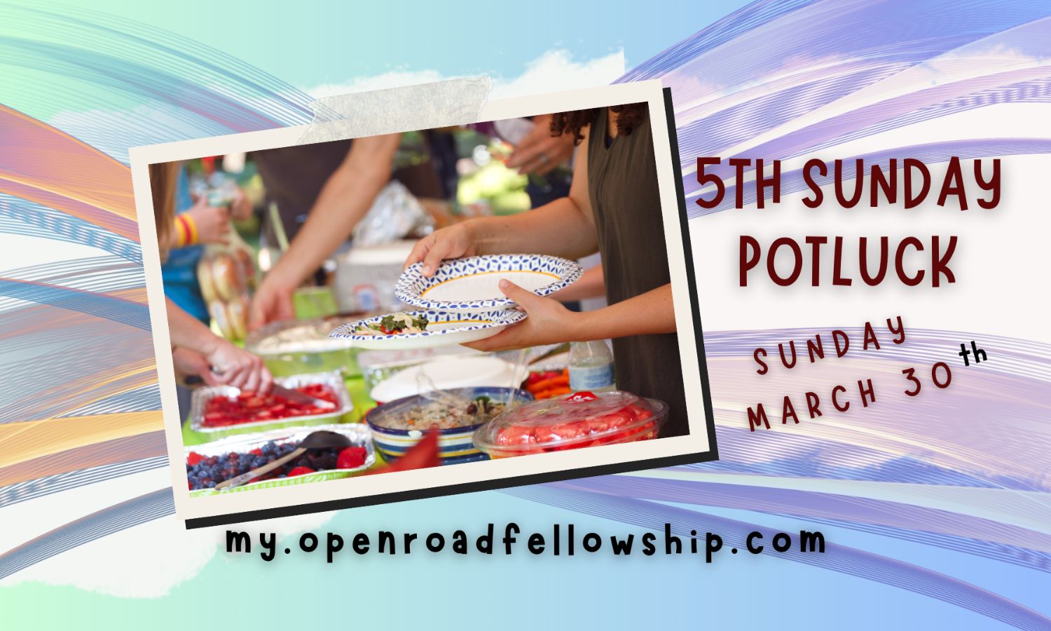 March 5th Sunday Potluck