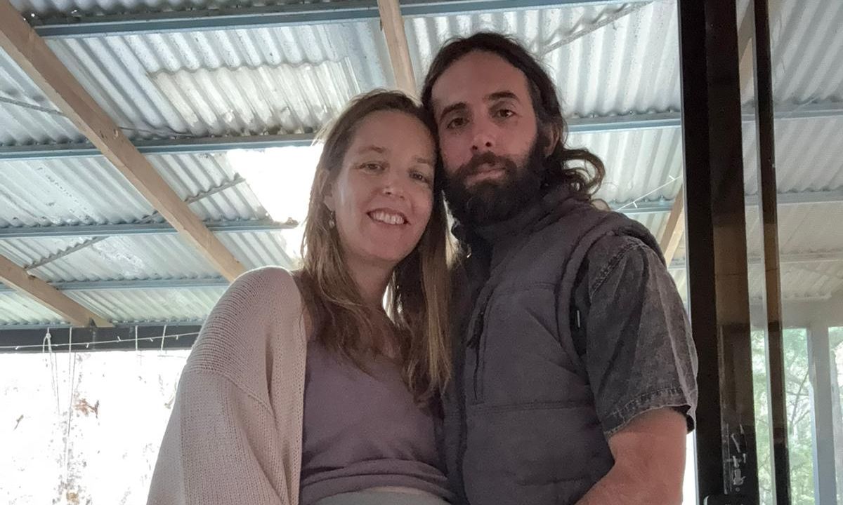 Ines, Seba and baby Inti 