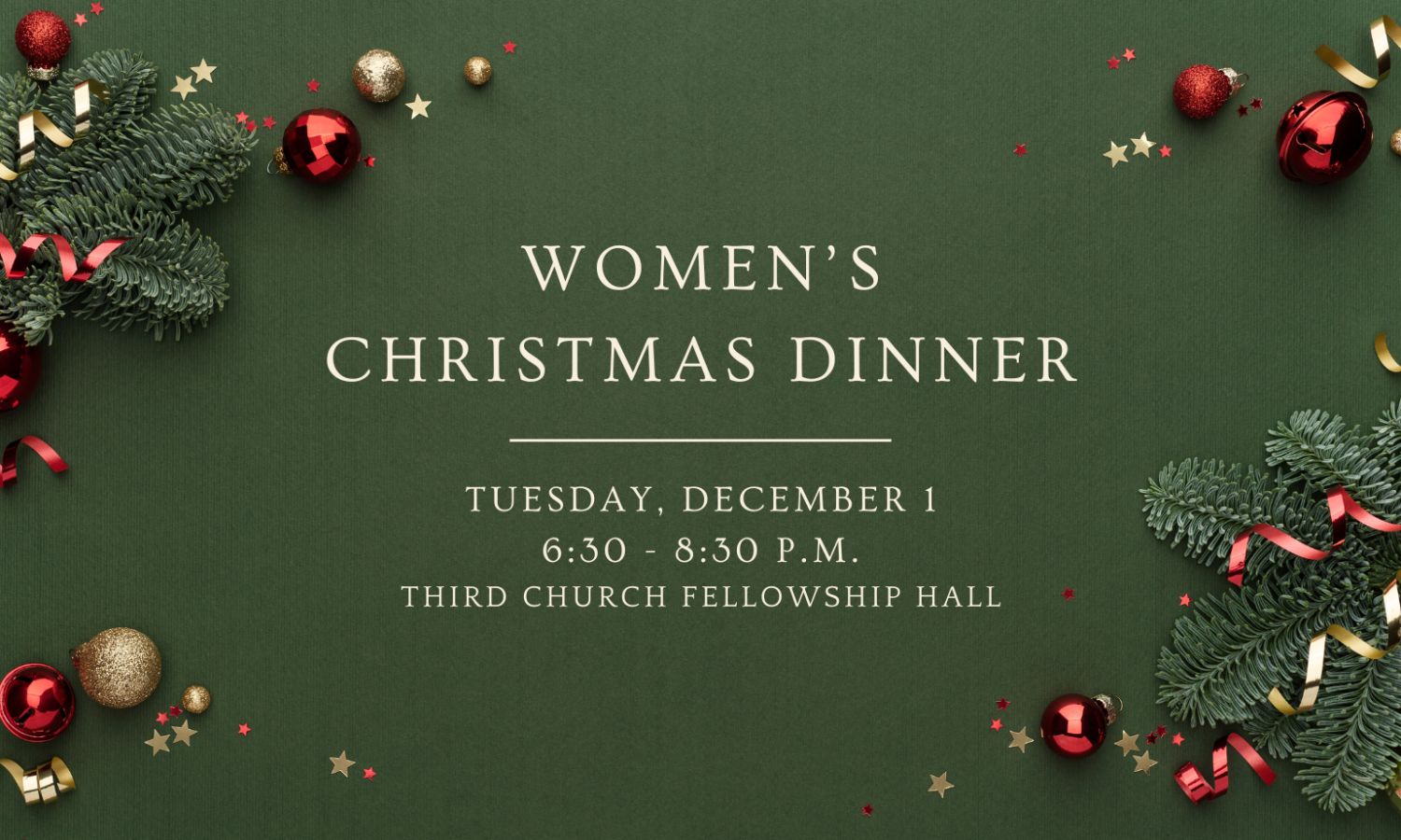 Third Women's Christmas Dinner