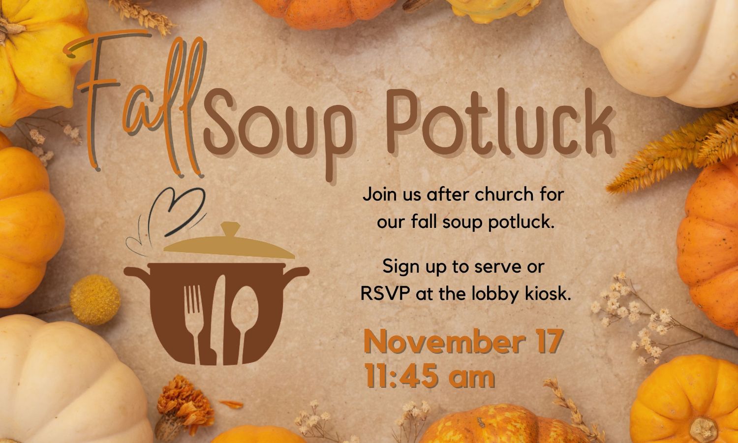 Fall Soup Potluck 