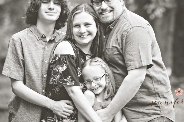 Megan Atkinson and family