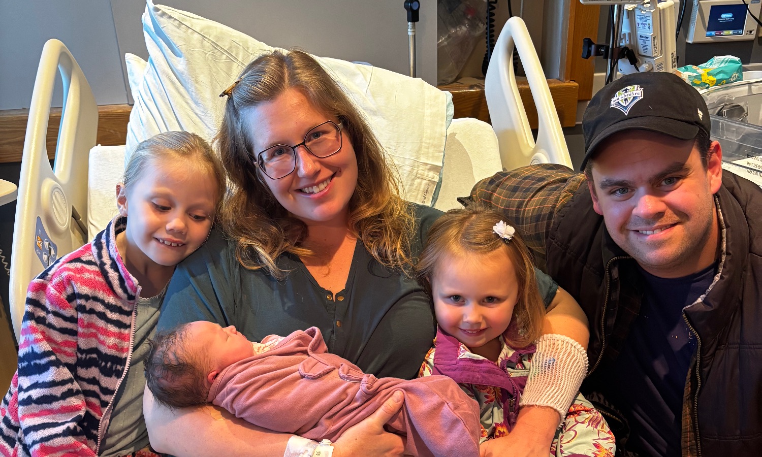 The Cathcart Family Welcomes Rosie 