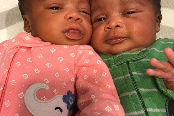 The Ditges- Newborn foster twins